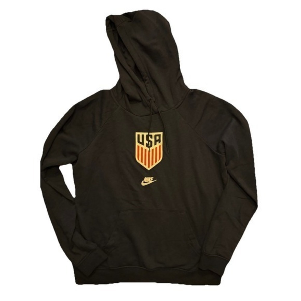 Nike USA Soccer USWNT‎ USMNT Navy Blue Hooded Sweatshirt Mens Medium